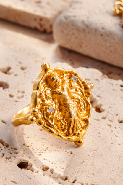 Grapevine Goddess Ring