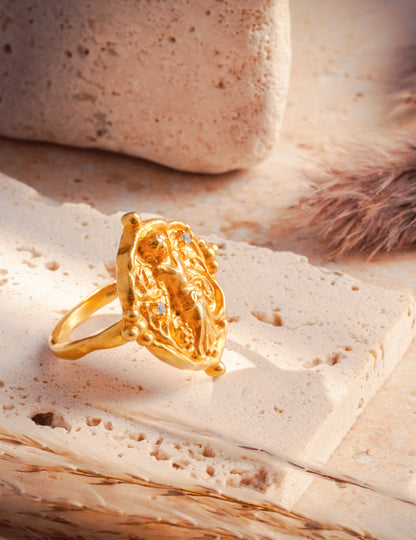 Grapevine Goddess Ring