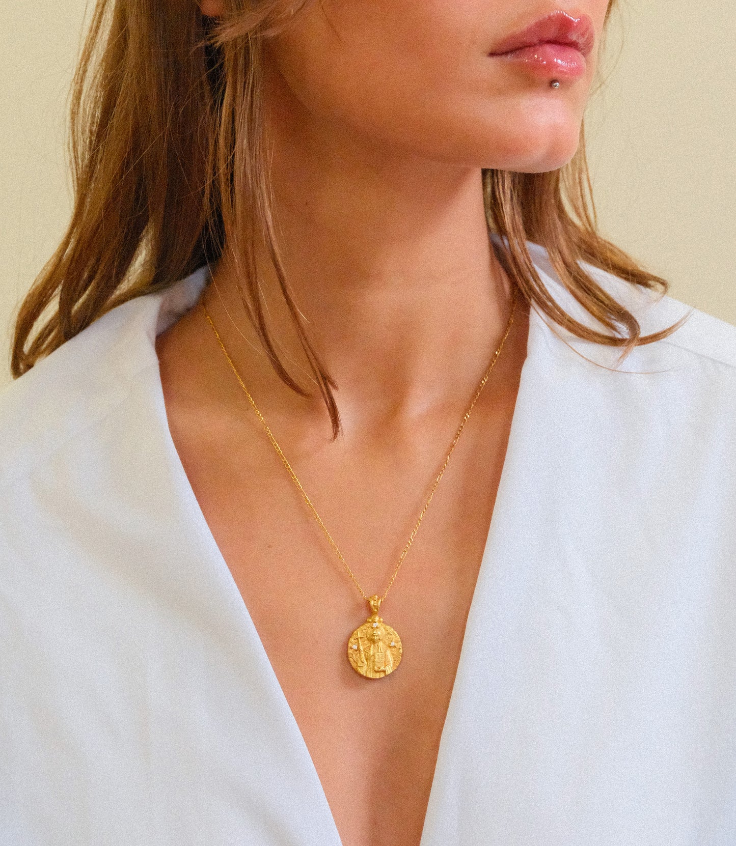 St. Nino Diamond Pendant