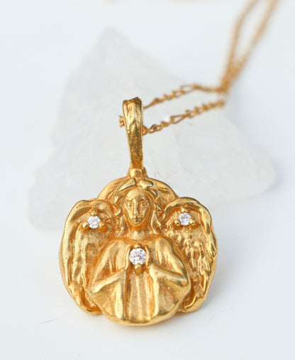 Angel Wing Diamond Pendant