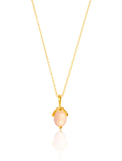 Roze Quartz necklace