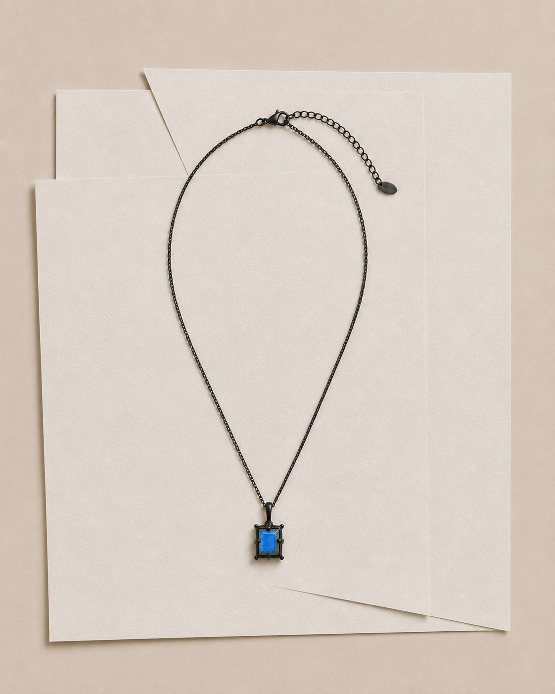 Square Labradorite Pendant