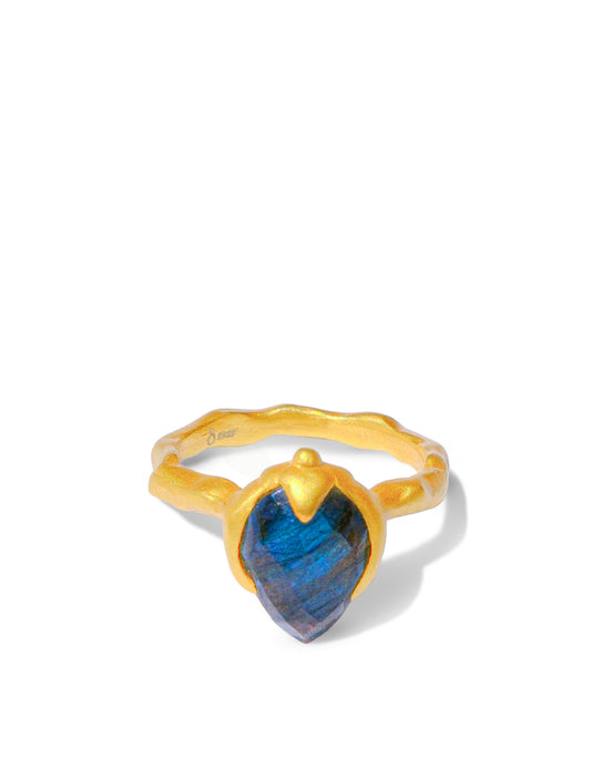 Labradorite Tear Ring