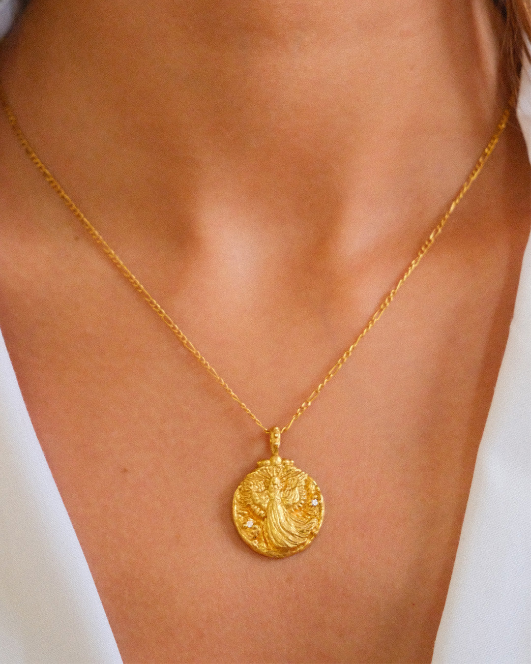 Guardian Angel Diamond Pendant