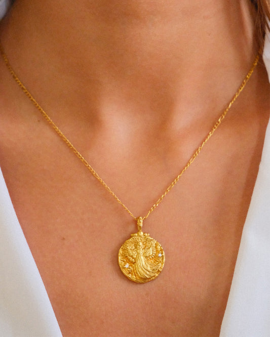 Guardian Angel Diamond Pendant