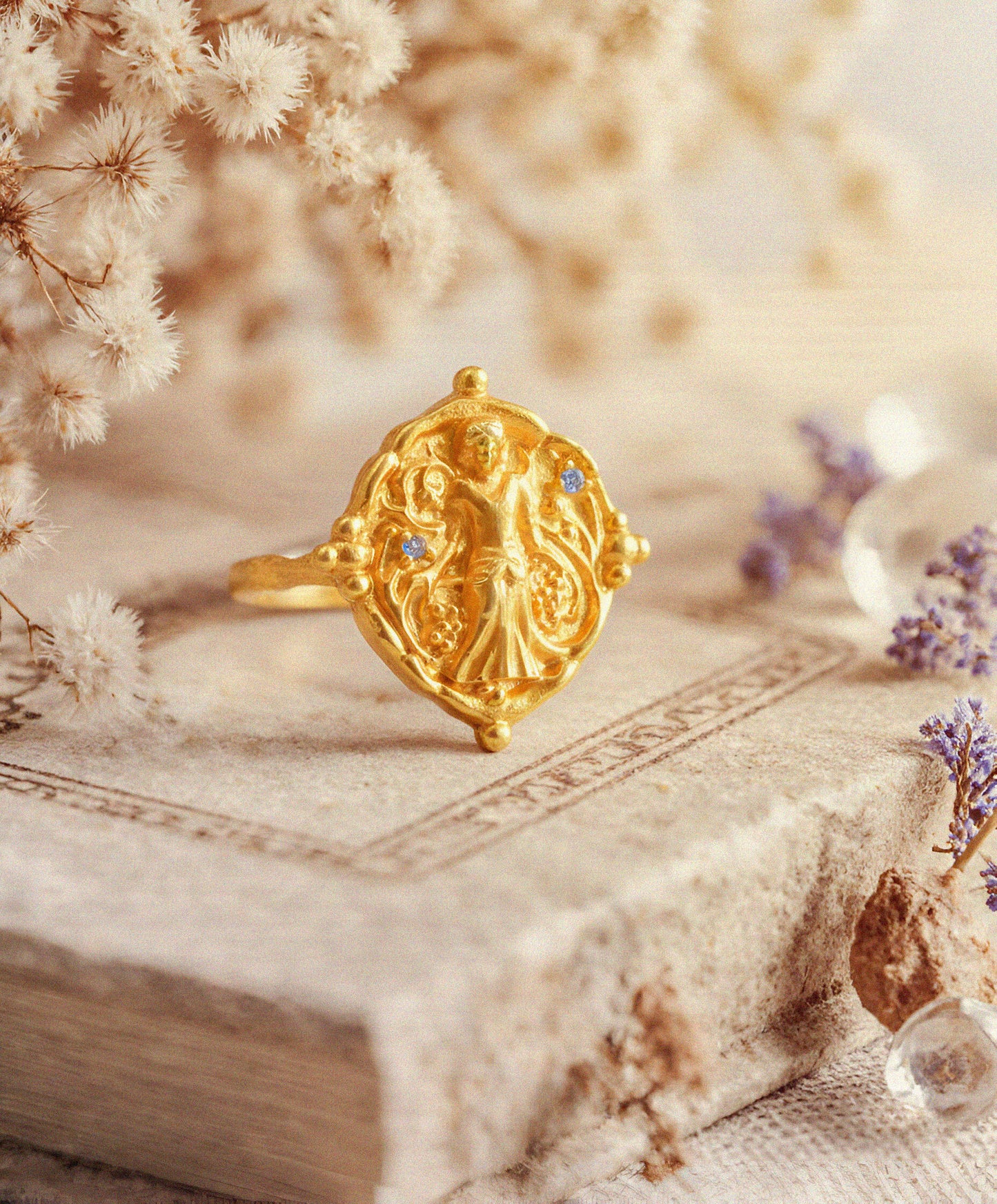 Grapevine Goddess Ring