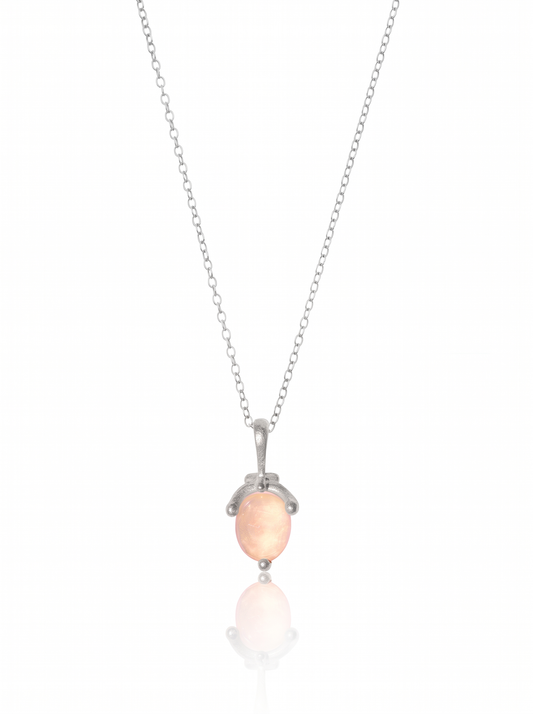 Roze Quartz necklace