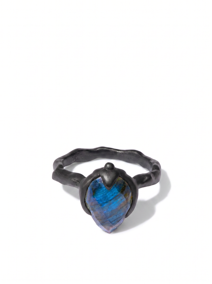 Labradorite Tear Ring
