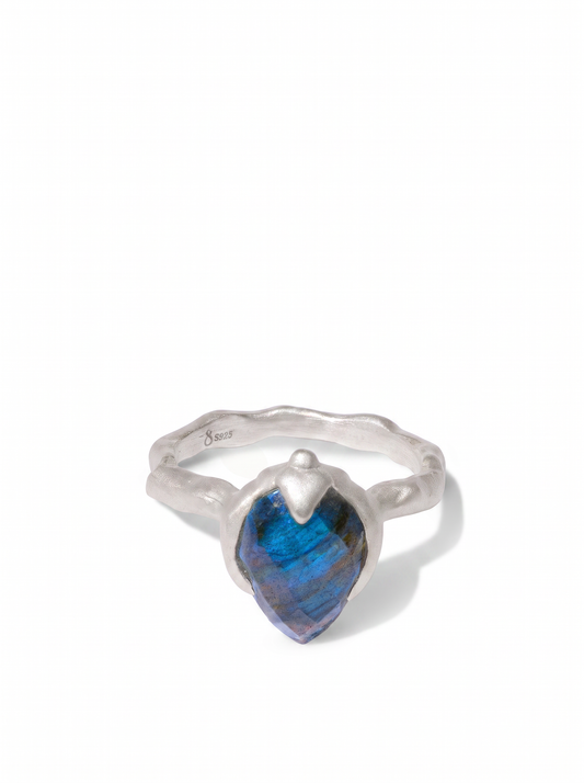 Labradorite Tear Ring