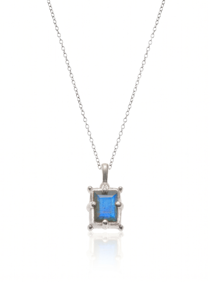 Square Labradorite Pendant