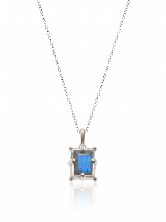 Square Labradorite Pendant