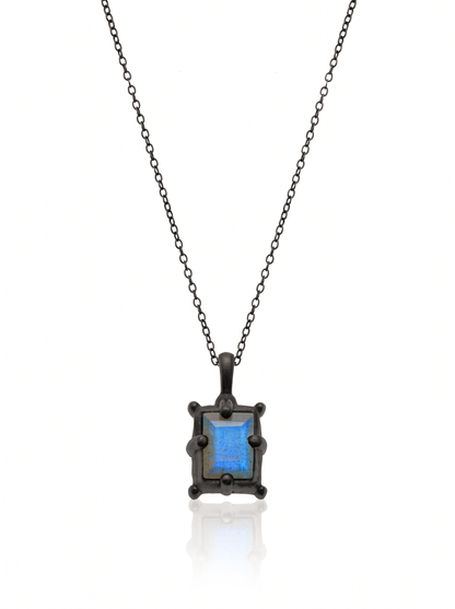 Square Labradorite Pendant