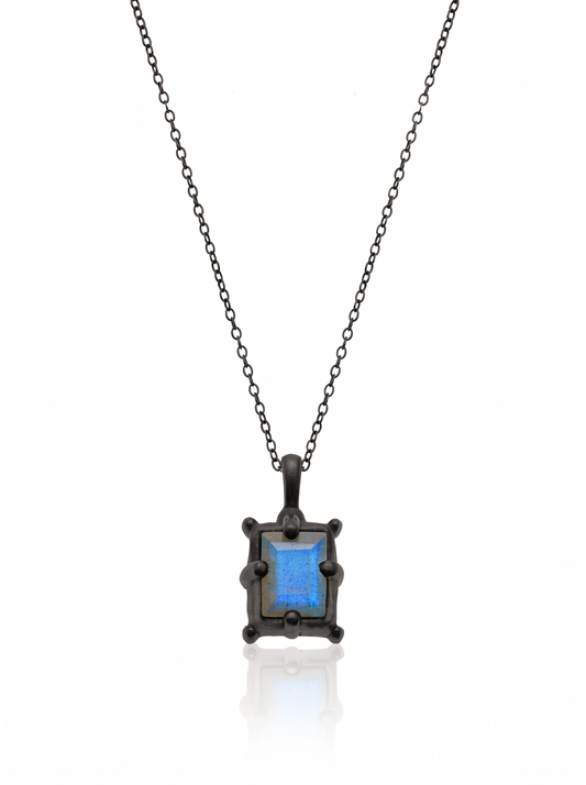 Square Labradorite Pendant