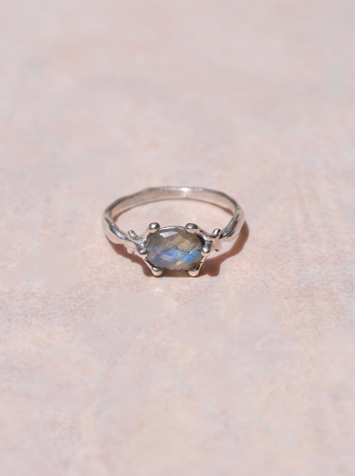 Oval Labradorite ring