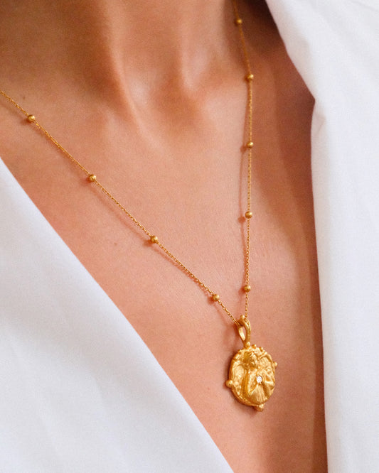 Angel Heart Diamond Round Pendant