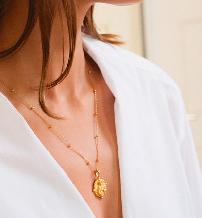 Angel Heart Diamond Round Pendant